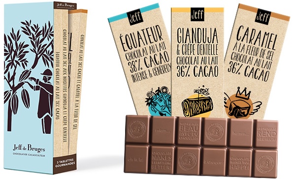 Etui 3 tablettes de chocolat lait - 240gr